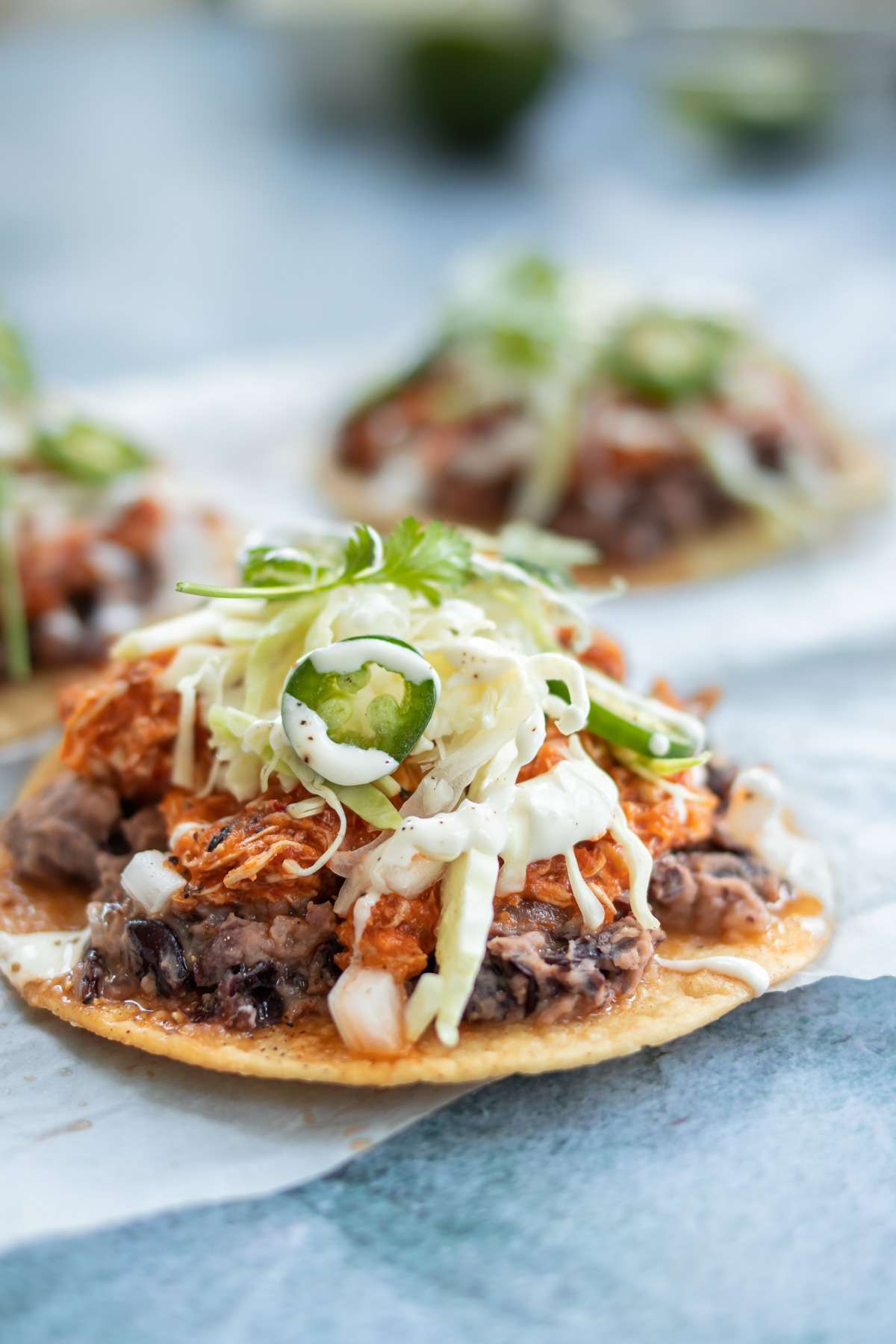 Chicken Tinga Tostadas The Maker Makes